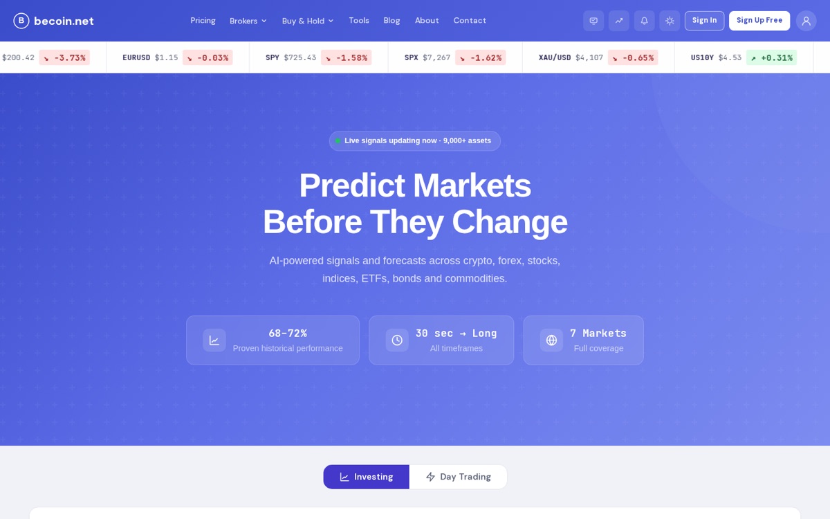 BeCoin.net website