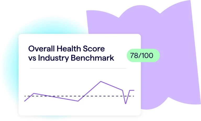 Official Lumar screenshot showing industry benchmark reporting.