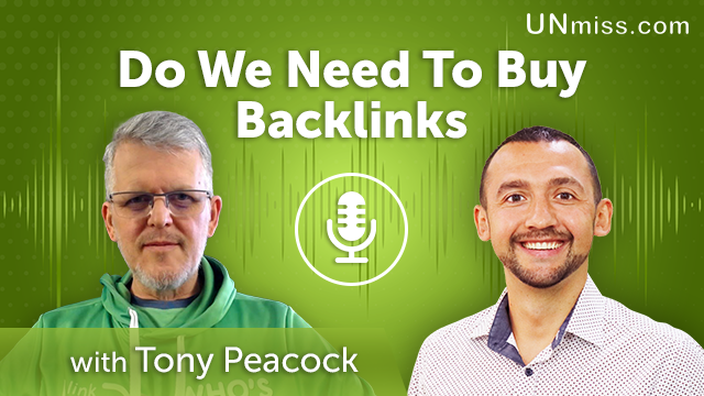 157. Do We Need To Buy Backlinks With Tony Peacock