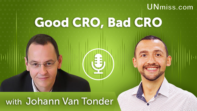 Johann Van Tonder: Good CRO, Bad CRO (#414)