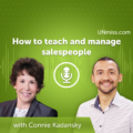 How to teach and manage salespeople