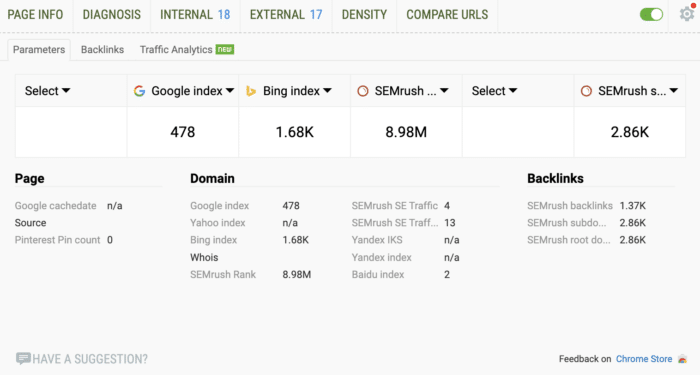 seoquake