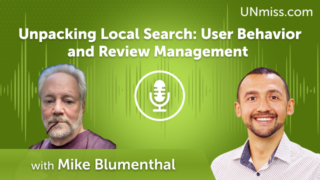 Unpacking Local Search: User Behavior and Review Management (#641)